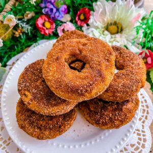 vegan gluten free dairy free healthy banana bread donuts