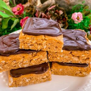 vegan, gluten free, dairy free, and healthy homemade protein butterfingers candy