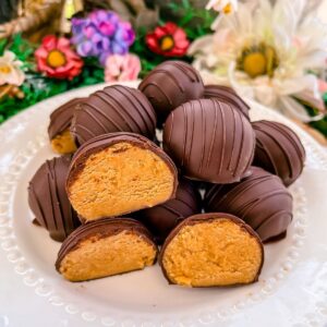 vegan gluten free dairy free refined sugar free peanut butter protein truffles