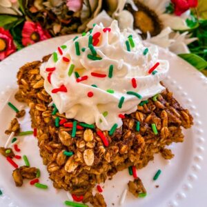 gluten free dairy free no refined sugar healthy gingerbread baked oatmeal
