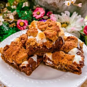 gluten free dairy free vegan healthy peanut butter s'mores bars