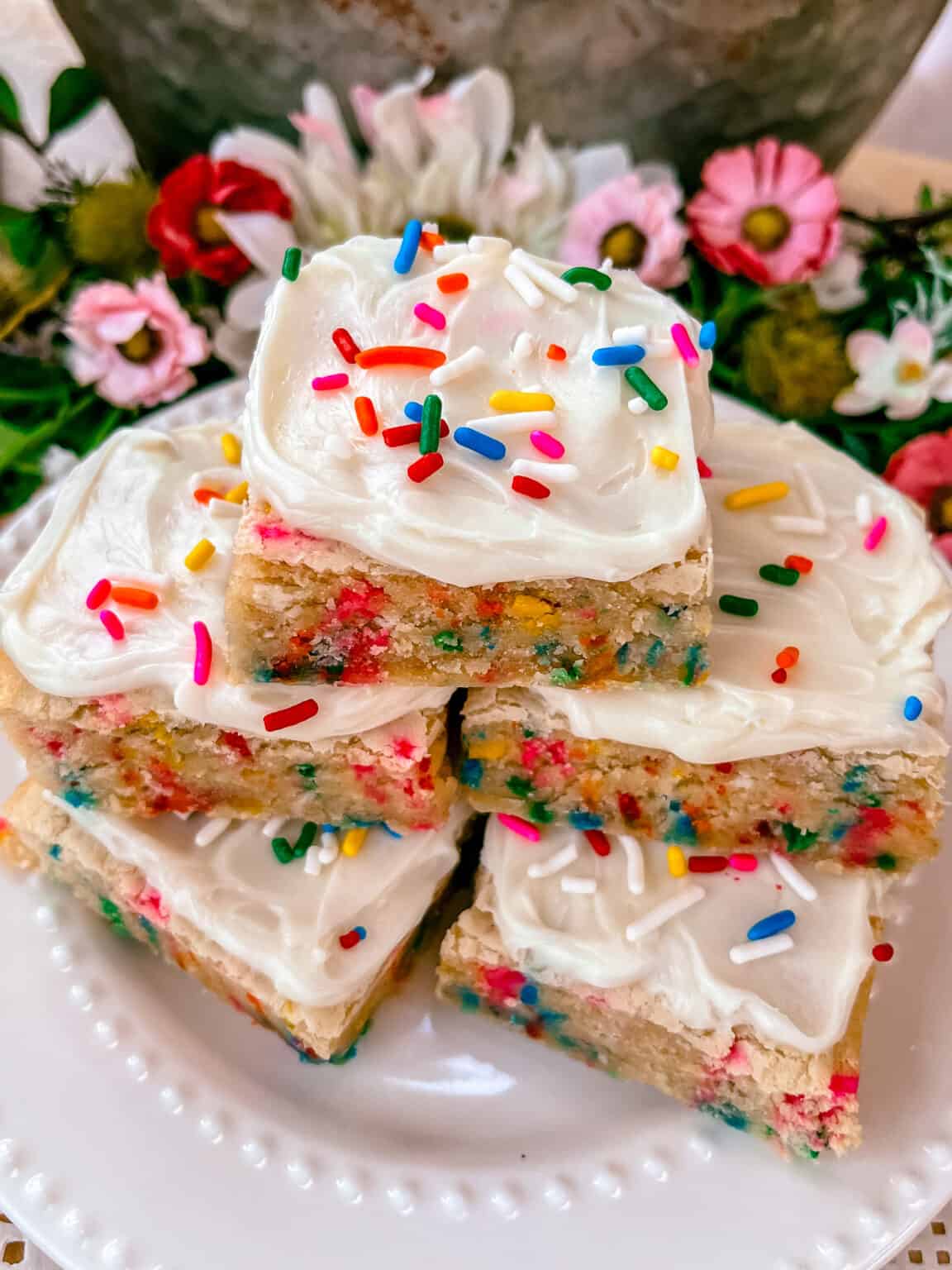 Glutenfree & Dairyfree Funfetti Sugar Cookie Bars Hope and Hummus