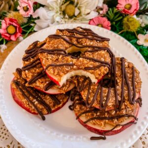 paleo vegan gluten free dairy free sugar free samoa protein apple slice