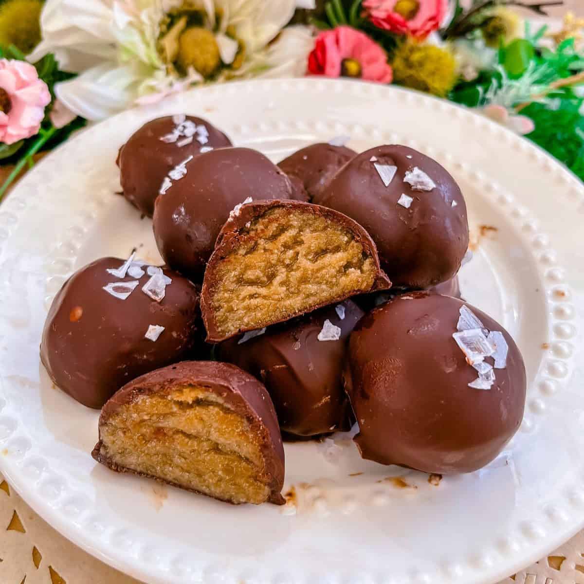 paleo vegan gluten free dairy free refined sugar free tahini truffles