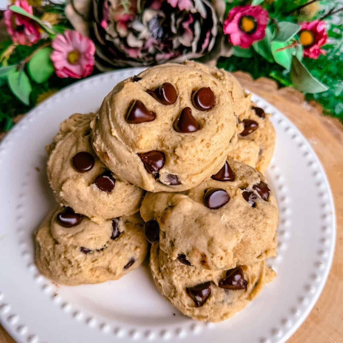 gluten free and dairy free healthy chocolate chip cookies