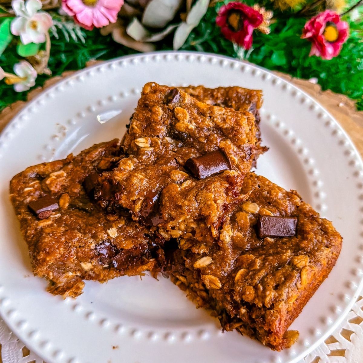 healthy gluten free dairy free almond butter cookie bars