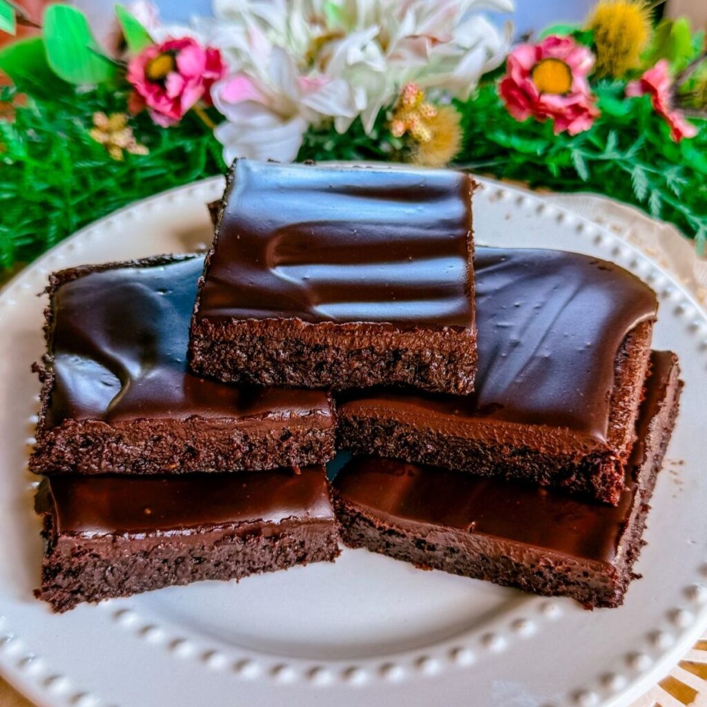 paleo vegan gluten free dairy free healthy espresso fudge brownies