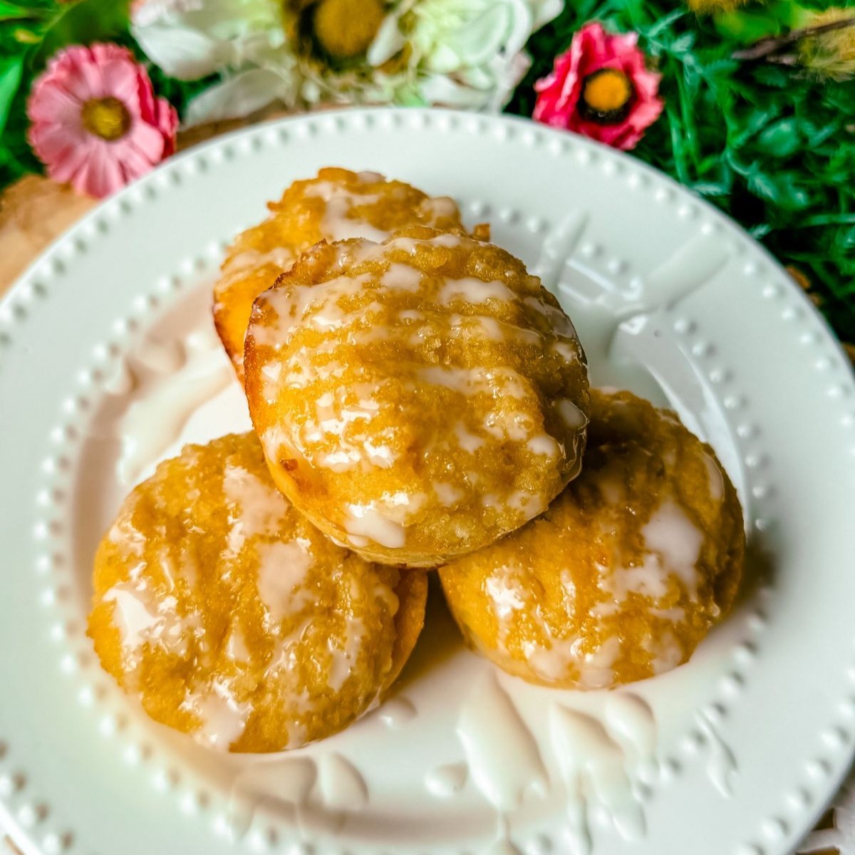 paleo gluten free dairy free lemon drizzle muffins