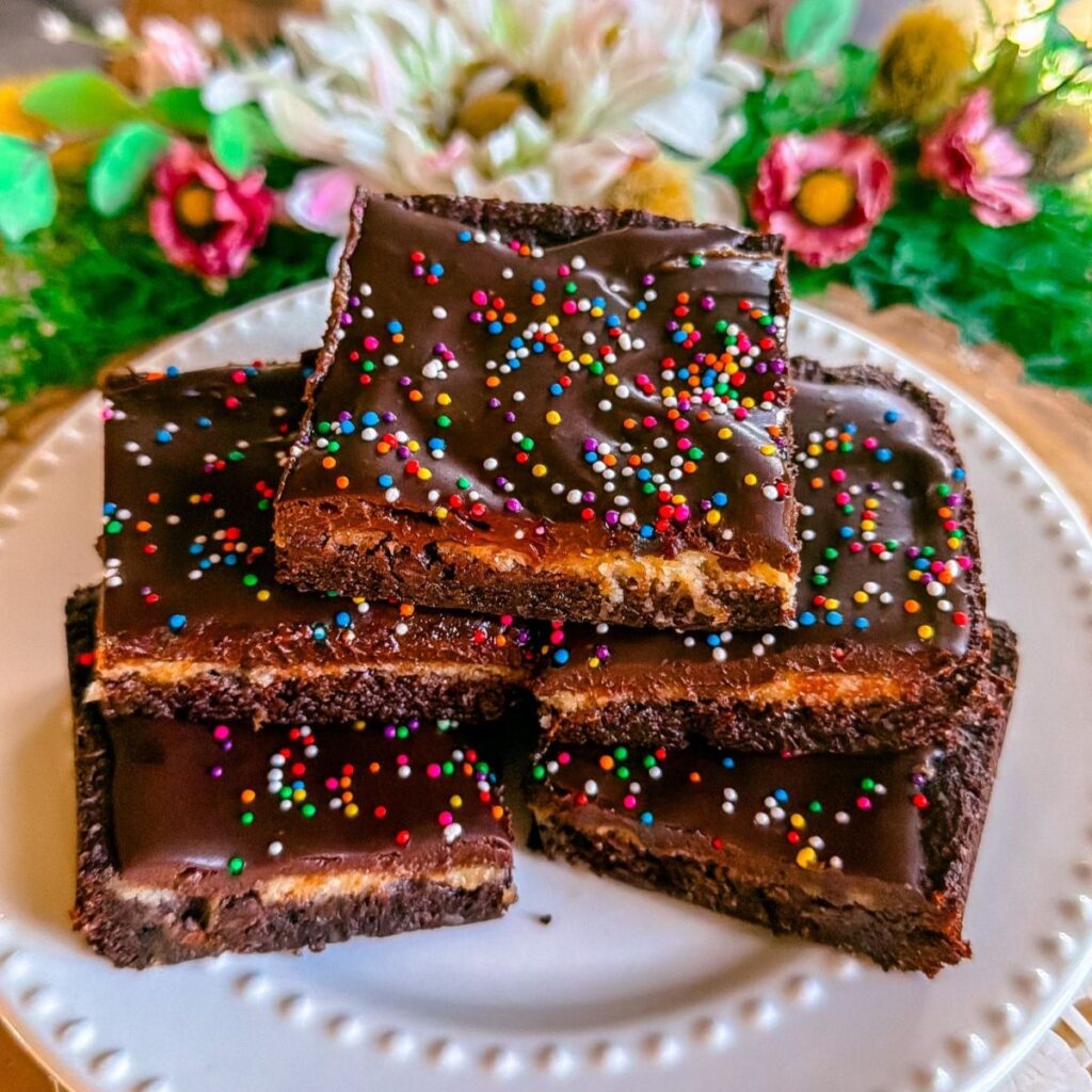 vegan gluten free dairy free healthy banana bread cosmic brownies