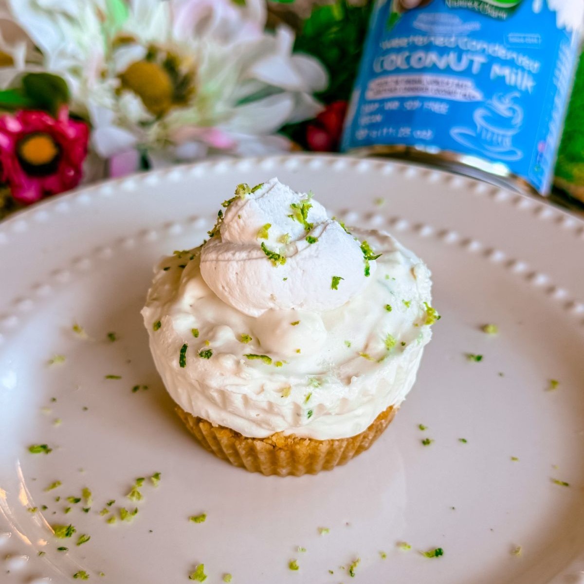 vegan gluten free dairy free healthy key lime pie cups no bake