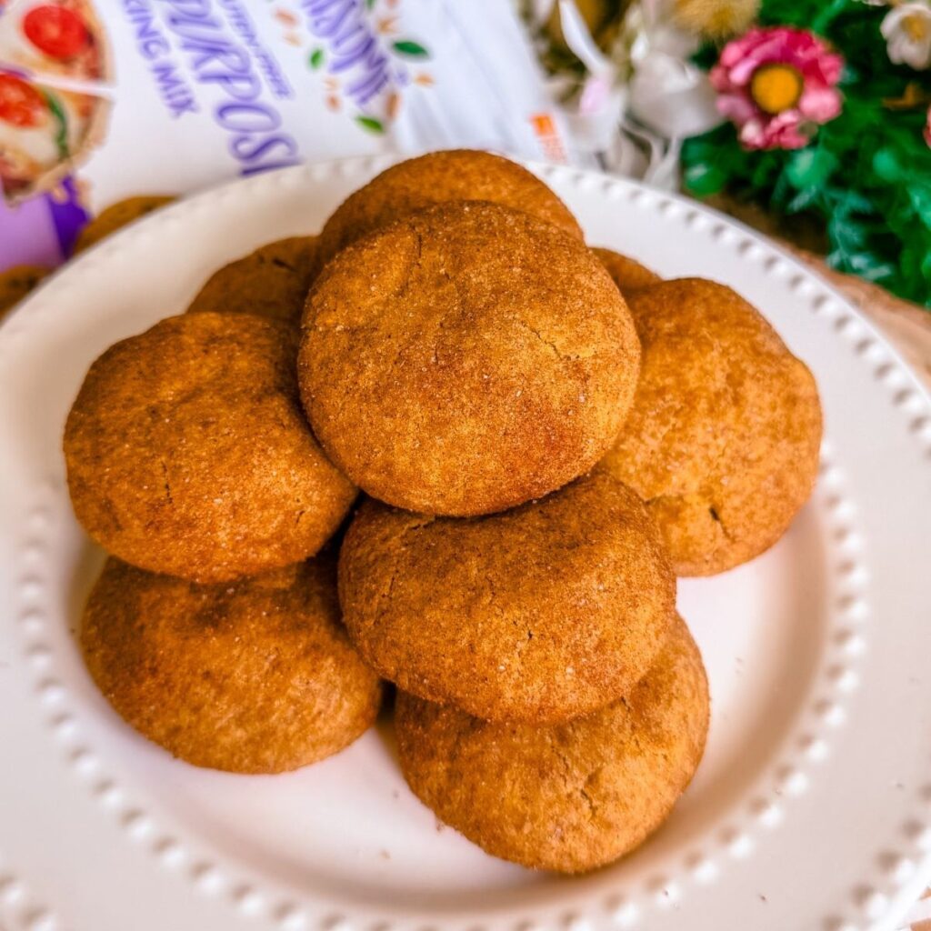 healthy gluten free dairy free pumpkin snickerdoodles